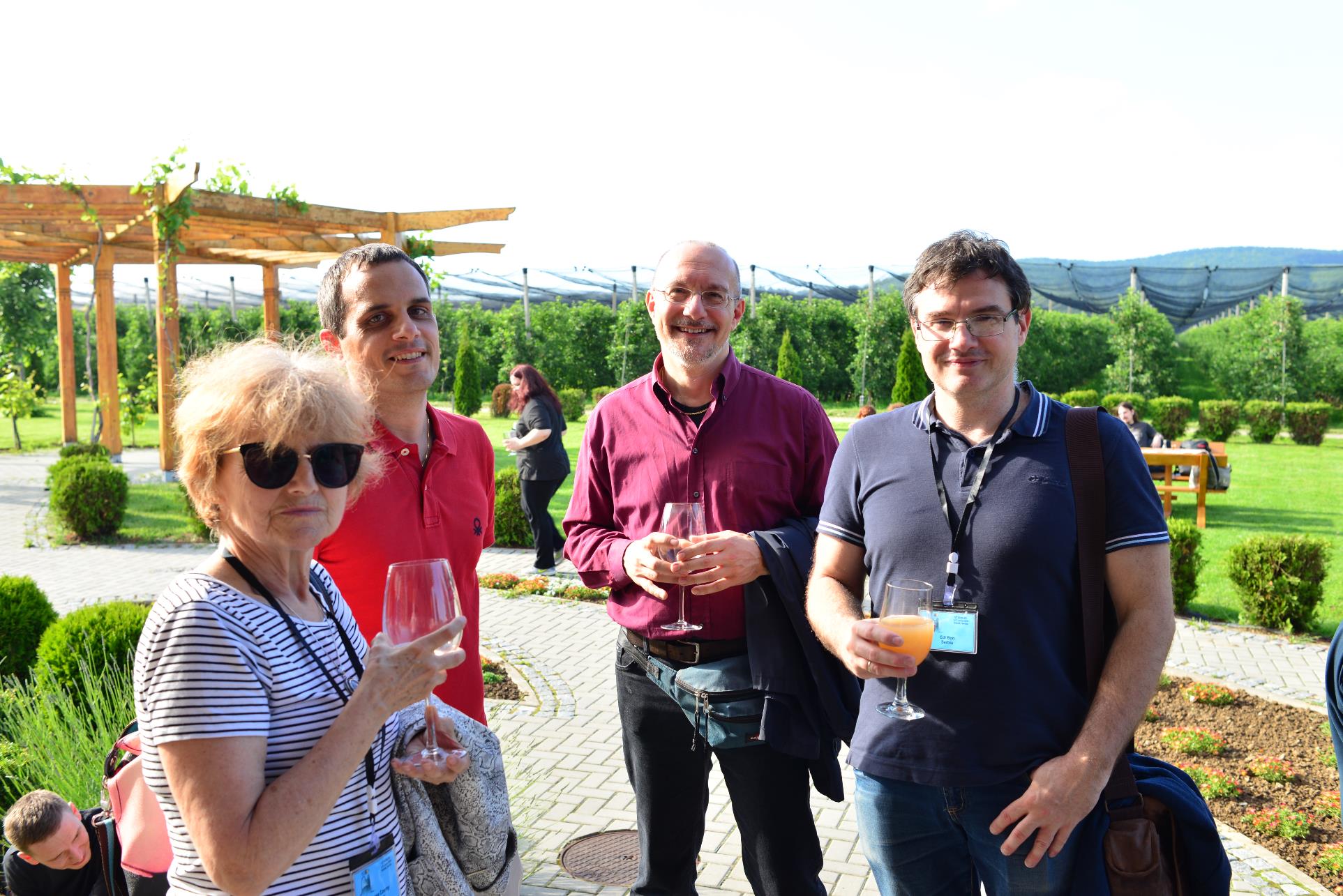 A group of people posing for the camera

Description automatically generated